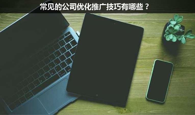 常見的公司優(yōu)化推廣技巧有哪些？
